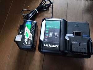 HiKOKI（ハイコーキ） バッテリー BSL36A18B + 充電器 UC18YDL2（ 36V / 18V マルチボルト 蓄電池 純正品 急速充電器 )★程度良中古★