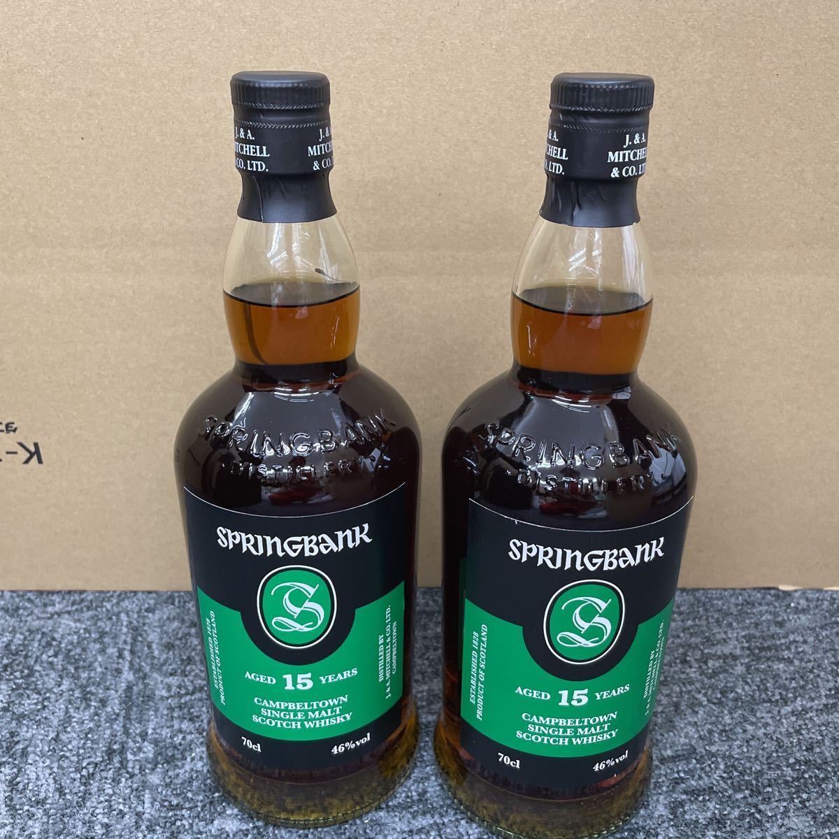 標準保証 スプリングバンク ラスト1本 箱付き 700ml 15年 SPRINGBANK ウイスキー