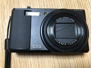 RICOH リコー CX3 コンパクトデジタルカメラ デジカメ コンデジ カメラ ｆ4.9-52.5 黒 ブラック 2494