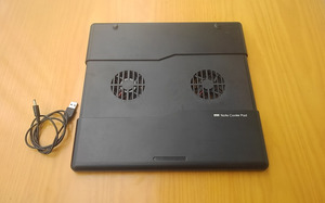 【送料込み即決】サンワサプライ 折り畳みノートパソコンクーラー note cooler pad【中古品】要状態確認 ファン 冷却 パッド USB電源
