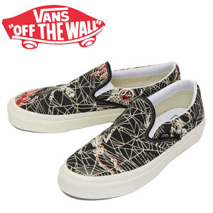 26cm● ヴァンズ VANS クラシック スリッポン スニーカー メンズ バンズ CLASSIC SLIP-ON 98 DX ブラック 黒 VN0A3JEX1JJ