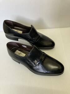 * ценный . редкость кожа обувь! джентльмен ma гонг s кожа обувь 2150 черный 25.0cm ширина EEE сделано в Японии кожа низ аккуратный простой дизайн праздничные обряды формальный .