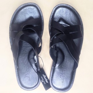  men's sandals black original leather outNumber #8000 M=25-26cm