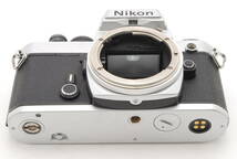 Nikon FE シルバー ボディ シャッター切れ、スピードも変化し、露出計動作しました。概ねキレイです。ボディキャップ付きです。_画像9