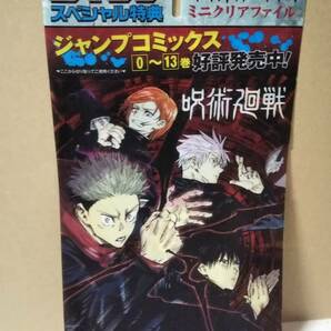 呪術廻戦 両面ミニクリアファイル 週刊少年ジャンプ2020年47号付録 芥見下々 漫画 アニメ コミック 集英社 非売品 即決 送料無料 未使用品