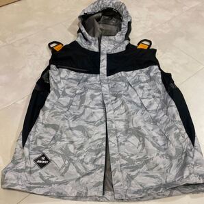 バートル AC1094カモフラシルバー エアークラフトベスト 服のみ Lサイズ