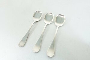 K 3 pcs set Christofle Hotel desert spoon length :12.7cm Chris to full hotel specification business use cutlery rest Ran store 