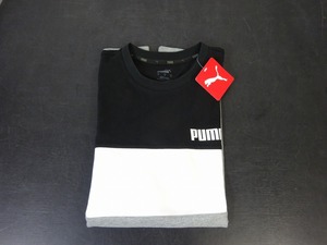 未使用品 アウトレット品 Tシャツ メンズ Sサイズ プーマ puma ブラック* ホワイト*グレー アメリカンサイズ 送料込み 管理番号1057