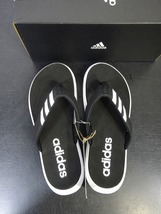 本州送料無料 未使用品 アディダス adidas サンダル ビーチサンダル 24.5ｃｍ ブラック×ホワイト ＥＧ２０６９ ＣＦ ＦＬＰ ＳＡＮＤＡＬ_画像1