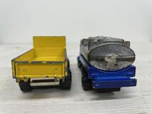 Y-0447【TONKA トンカ ミニカー　2台　トラック　タンクローリー　当時物 レトロ　飾り物　中古】_画像6