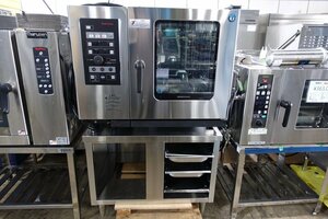 引き取り限定 HOSHIZAKI ホシザキ スチームコンベクションオーブン MIC-6SA3-1 2018年製 専用架台付 USED 