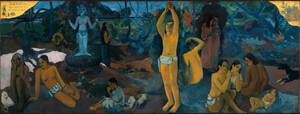 Art hand Auction Gauguin Woher kommen wir Was sind wir Wohin gehen wir Hochwertiger Druck, gerahmt, photokatalytische Behandlung, Sonderpreis 1980 Yen (inkl. Versand), Kunstwerk, Malerei, Andere