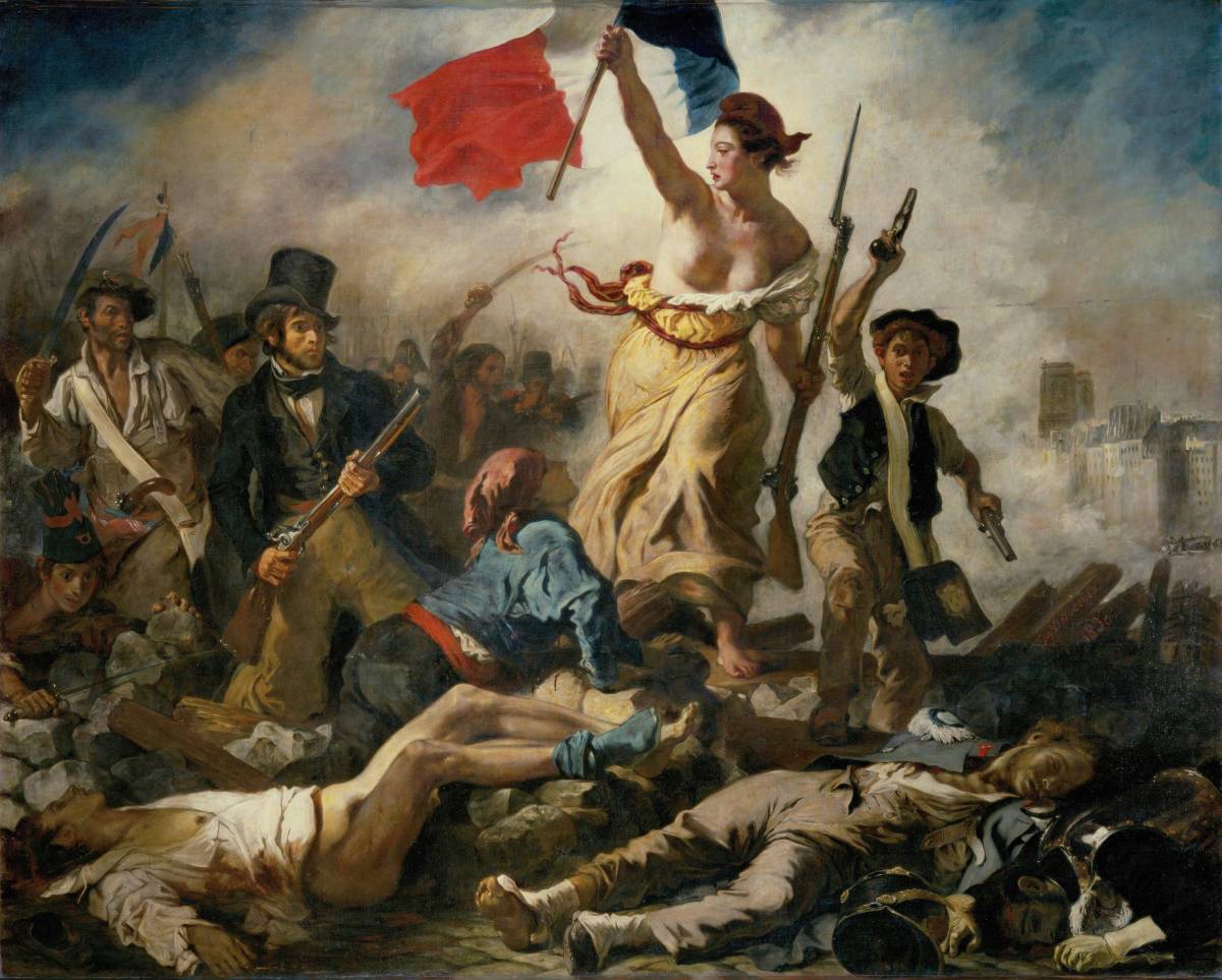 Neuer Delacroix Liberty Leading the People-Qualitätsdruck mit spezieller Technik, Holzrahmen, photokatalytische Beschichtung, Sonderpreis 1980 Yen (inkl. Versand) Jetzt kaufen, Kunstwerk, Malerei, Andere