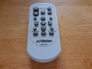 Victor ビクター ビデオカメラリモコン RM-V751 中古品