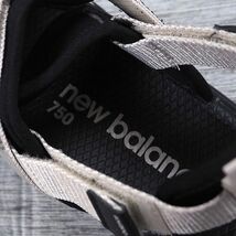 N481 新品 New Balance ニューバランス 750 STRAP ストラップ サンダル アウトドア スポーツサンダル 27.0cm ブラック/ムーン_画像5