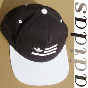 即決■adidas■クロッキーホワイティcap■■古着