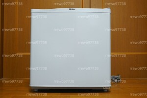 【美品】Haier ハイアール JR-N40G-H 40L 1ドア 冷蔵庫 冷凍庫 2017年式 三洋 SANYO AQUA JR-N40G コンパクト 耐熱天板 電子レンジ
