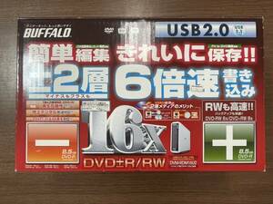 BUFFALO　バッファロー　DVM-RDM 16U2 DVD ± R/RW　外付けドライブ　DVD WRITER　2MB ジャンク品