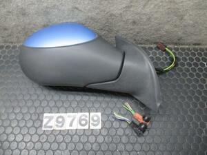  Citroen C3 A31NFU right door mirror rearview mirror side color *KMY( blue series ) electric storage type No.Z9769