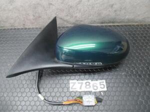  Jaguar V8 S type J01HC left door mirror rearview mirror side color *HGZ( racing green P) electric storage type H15 year No.Z7865