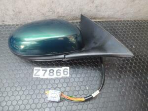  Jaguar V8 S type J01HC right door mirror rearview mirror side color *HGZ( racing green P) automatic defect H15 year No.Z7866