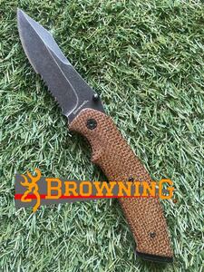 BROWNING #003 medel0194 ウッドハンドル　ブローニング　折りたたみナイフ フォールディングナイフ