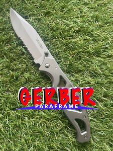 GERBER #001 Paraframe sizeL ガーバー パラフレーム 折りたたみナイフ