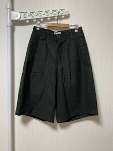 美品☆[TROVE] 定価27,500 RUOHO WIDE SHORTS ウールストレッチショーツ ハーフパンツ 1 トローヴ