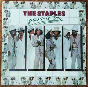 The Staples/Pass It On/米Org./Prd.by Curtis Mayfield/シュリンク付美品