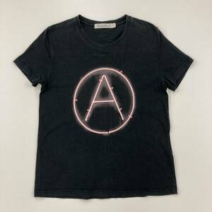 UNDERCOVER ネオン サークルA Tシャツ ブラック 黒 1サイズ アンダーカバー アナーキー 半袖カットソー ロゴ Tee archive 783