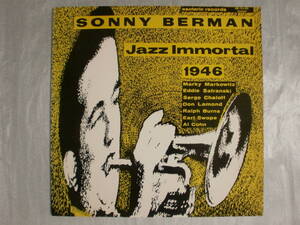 良盤屋 J-0329◆LP◆ Jazz; HR-131-EVソニー・バーマン・ジャム・セッション 1946 SONNY BERMAN / JAZZ IMMORTAL 1946 レア盤　送料480円