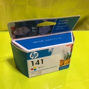 hp original ink cartridge 141 unopened unused goods 3 color color expiration of a term. junk treatment CB337H