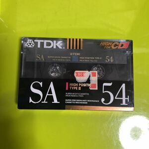 TDK ハイポジ SA 54分 未開封未使用品　カセットテープ