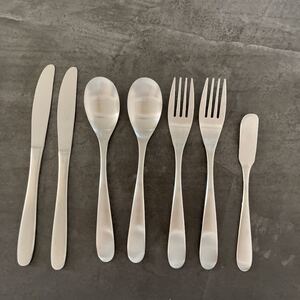 ツバメカトラリー 7点セット フォーク大&ナイフ&スプーン大&バターナイフ 新品未使用