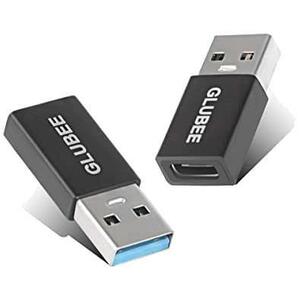 Type C 変換アダプタ GLUBEE USB 変換アダプター 3.0 USB 高速データ転送 3.1 Gen 1 USB Type C USB A (メス) 急速充電 5Gbps MacBook