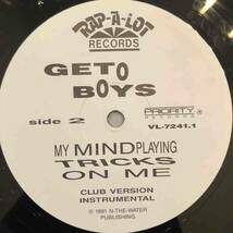 ■1991年 US盤 オリジナル GETO BOYS / MY MIND PLAYING TRICKS ON ME 12”LP VL-7241.1 RAP-A-LOT RECORDS_画像4