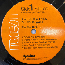 ■1971年 US盤 オリジナル The New Birth / Ain’t No Big Thing, But It’s Growing 12”LP LSP-4526 RCA Victor_画像3