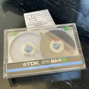 メタルカセットテープ　TDK MA-R90 90分 昭和レトロ当時物　送料込み