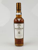 【未開栓】The MACALLAN マッカラン 12年 シェリーオークカスク　ウイスキー　ハーフボトル　40% 350ml_画像1