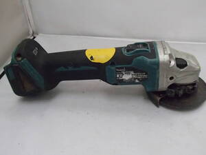 #47120【中古】makita マキタ GA404DN 充電式 ディスクグラインダ 18V 電動工具 ディスクグラインダー グラインダ ディスク+本体
