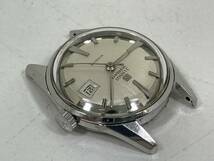 H0405-127 6242【1円スタート】腕時計　ティソ　TISSOT　VISODATE　シースター　SEASTAR　手巻き　デイト　シルバー文字盤_画像4