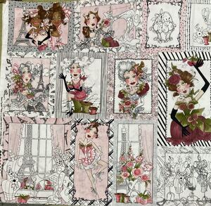 ロラライハリス Saw Paree パネル レア 廃盤 ピンク パステルカラー