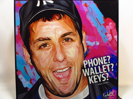 [New No. 523] Pop Art Panel Adam Sandler, Artwork, Painting, Portraits