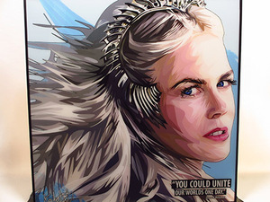 Art hand Auction [New No. 530] Pop Art Panel Mera Queen of Atlantis, artwork, painting, portrait