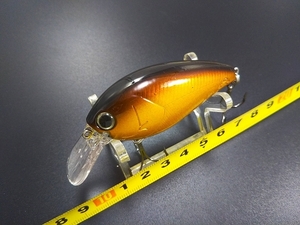 ノリーズ ショットオメガビッグ62 #249/プレミアムゴールドシャッド(ボーン) USED 田辺哲男 NORIES SHOT OMEGA BIG CRANKBAIT