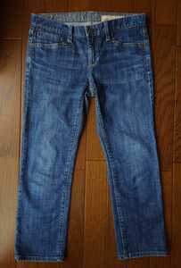 GAP лодыжка длина Denim брюки ( размер 2) Limitee .do выпуск 2007 год осень kore длина ног примерно 59 см тонкий стрейч немного есть всесезонный 