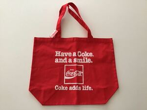 coca-cola(コカコーラ)トートバッグ /レッド×ホワイト/コカ・コーラ