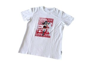 【新品】ラブライブ Tシャツ 虹ケ咲学園 スクールアイドル同好会 優木せつ菜 【FREE】半袖 白/ホワイト◆M L LoveLive YUKI アニメ