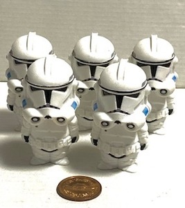 スターウォーズ クローントルーパー デコマスター クローン・トルーパー 5体 ガチャガチャ商品