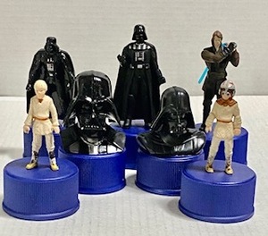スター・ウォーズ l1)ダースベーダー4体 2)アナキンスカイウォーカー3体 ペプシ・ボトルキャップ